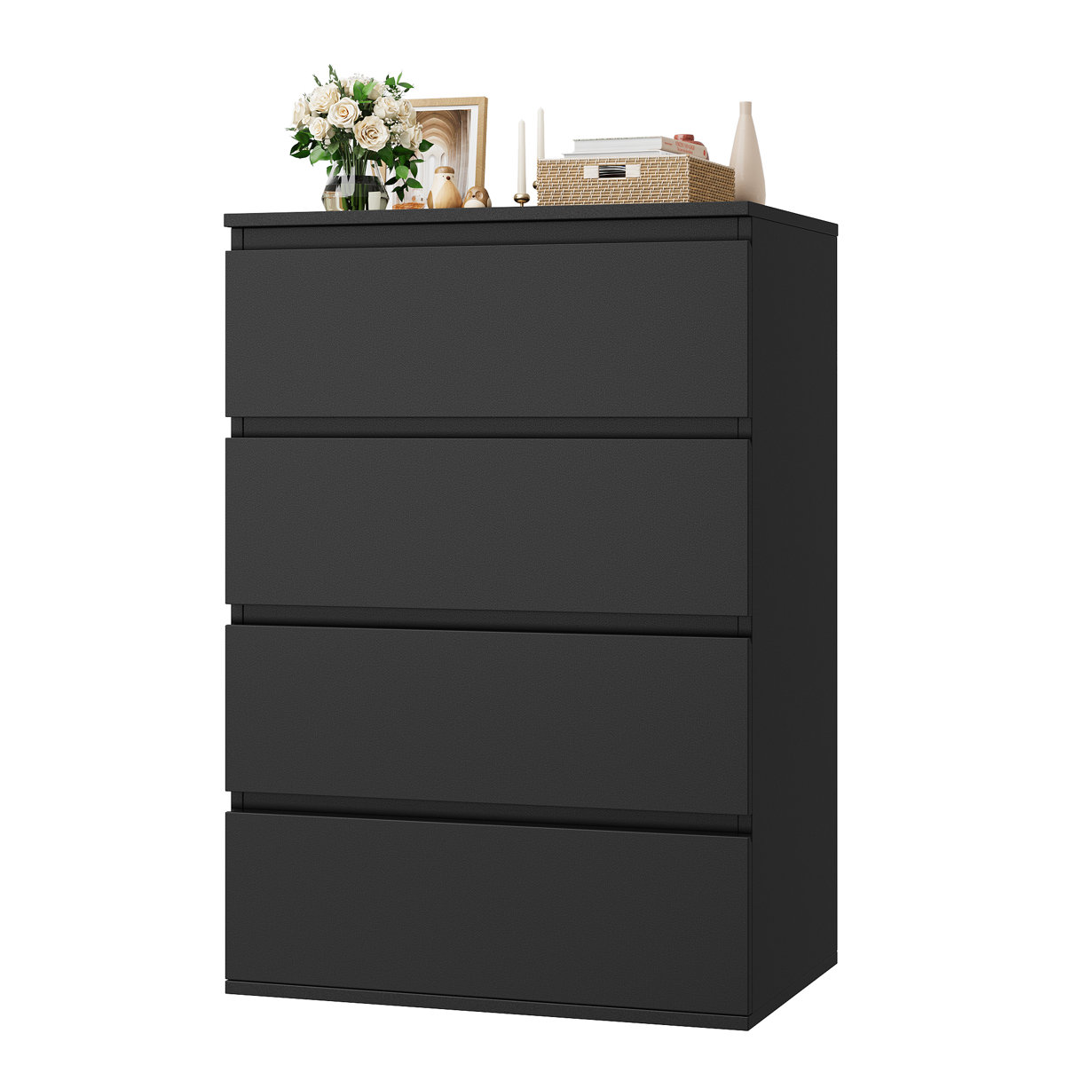 Cassilis+23_6_+W+4_Drawer+Dresser,+Wood+Storage+Nightstand_1188782530 دراور مدل پروا - تصویر 1